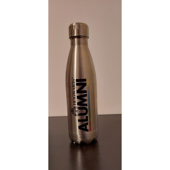 WIZARDING WORLD HARRY POTTER Alumni Steel Water Bottle ~Universal Studios Exc - Picture 1 of 4